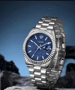 TOMI T-304 Luxury Blue Dial Business Watch