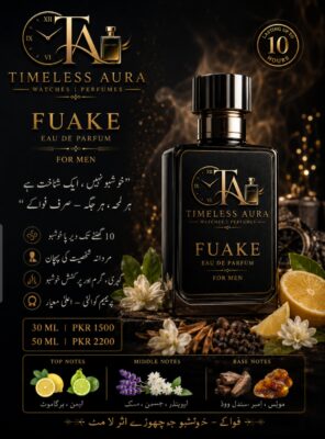 Timeless Aura FUAKE Eau De Parfum For Men – Bold & Long Lasting Fragrance