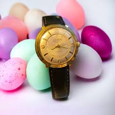 Alternative view of Vintage Lanco Disco Volante Swiss Gold-Plated Watch